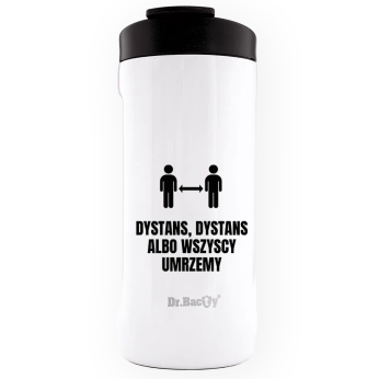 Thermal mug Dr. Bacty Notus distance - white