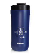 Kubek termiczny na kawę 2w1 Dr.Bacty Notus 360 ml - granatowy