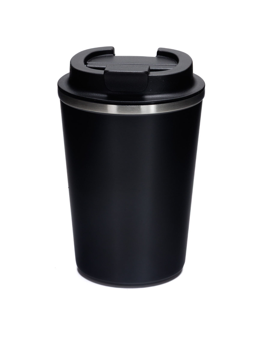 Kubek ekologiczny Dr.Bacty Terra RCS 300 ml – Szczelny, matowy, stal RCS - Czarny Mat