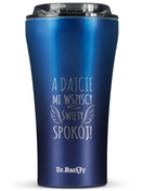 Dr.Bacty Apollo 2.0 thermal coffee mug - 360 ml - Monaco Blue -  Peace of mind