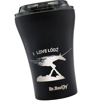 A multiple -use cup of Dr. Bacty Apollo City of Lodz - black