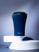 Coffee thermal mug with ceramic coating Dr.Bacty Apollo 227 ml - navy blue