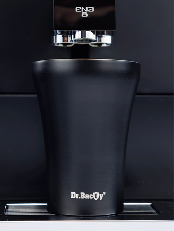 Kubek termiczny do kawy Dr.Bacty Apollo - 227 ml - Najlepszy tata - czarny