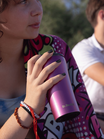 Dr.Bacty Apollo 2.0 thermal coffee mug - 360 ml - Pink - after sales