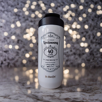 Dr.Bacty Notus For your 40th birthday beverage cup - white