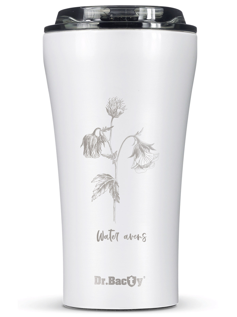 Thermal Coffee Mug Dr.Bacty Apollo 2.0 360 ml "Dziewanna" – White