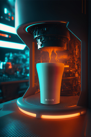 Coffee thermal mug with ceramic coating Dr. Bacty Apollo 227 ml - white - Display Product