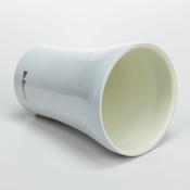 Coffee thermal mug with ceramic coating Dr. Bacty Apollo 227 ml - white - Display Product