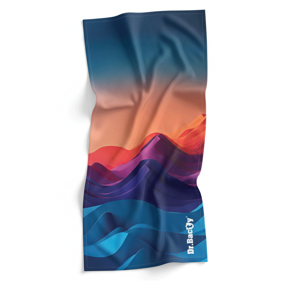 Ręcznik szybkoschnący dwustronny Dr.Bacty XL 70x140 – Vibe