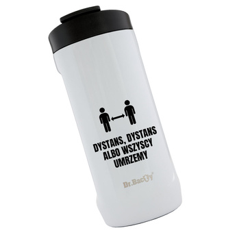 Thermal mug Dr. Bacty Notus distance - white