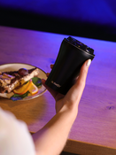 Kubek termiczny do kawy Dr.Bacty Apollo - 227 ml - Najlepszy tata - czarny