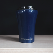 Coffee thermal mug with ceramic coating Dr.Bacty Apollo 227 ml - navy blue