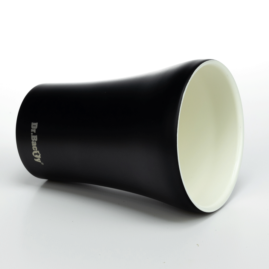 Coffee thermal mug with ceramic coating Dr.Bacty Apollo 227 ml - black - Display Product