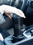 Dr.Bacty Apollo 2.0 thermal coffee mug - Ode to Youth - 360 ml - Black Matt