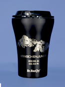 Coffee thermal mug with ceramic coating Dr.Bacty Apollo 227 ml - Kangchenjunga - black