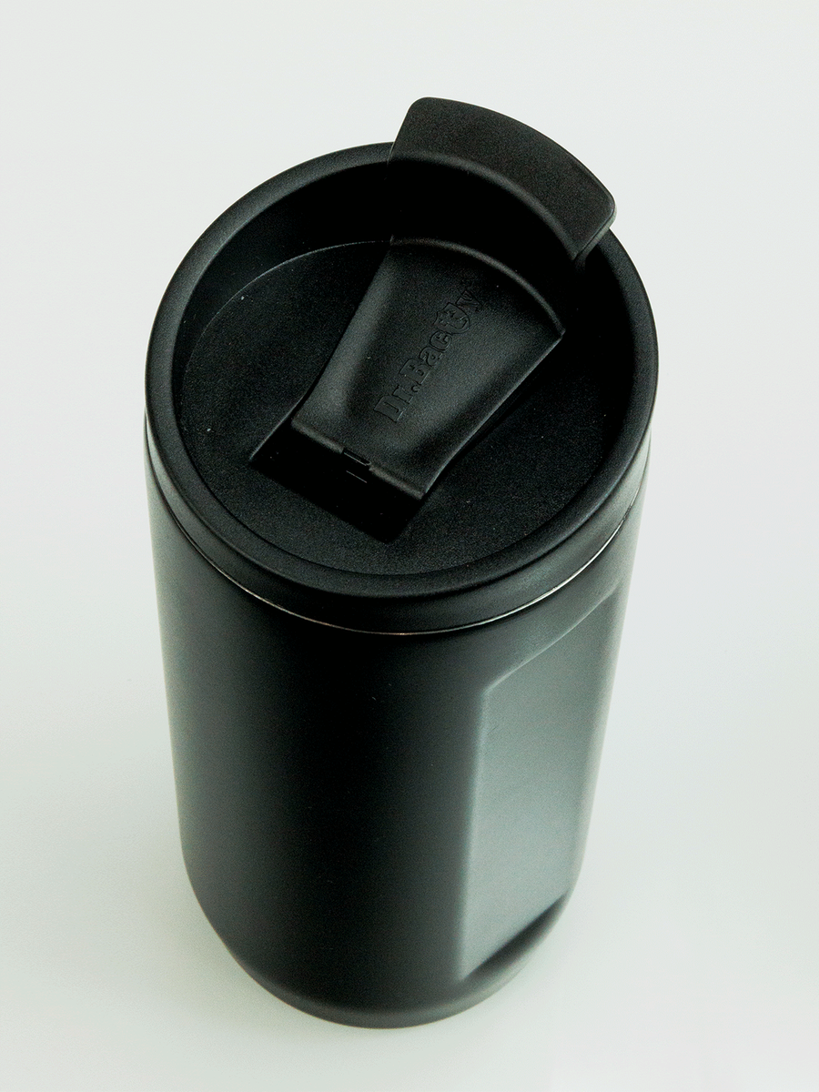 Thermal coffee mug 2-in-1 Dr.Bacty Notus 360 ml - black - after sales