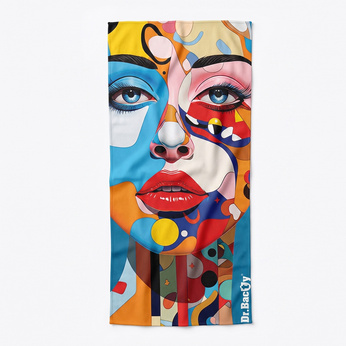 Dr.Bacty 70x140 double-sided quick-dry towel - Art woman