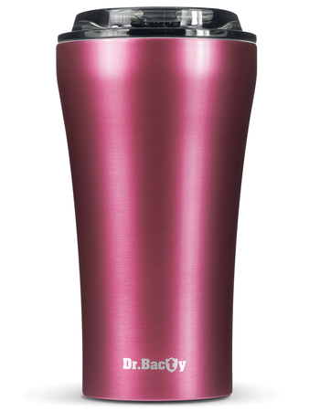 Kubek termiczny na kawę Dr.Bacty Apollo 2.0 - 360 ml - Pink - powystawowy