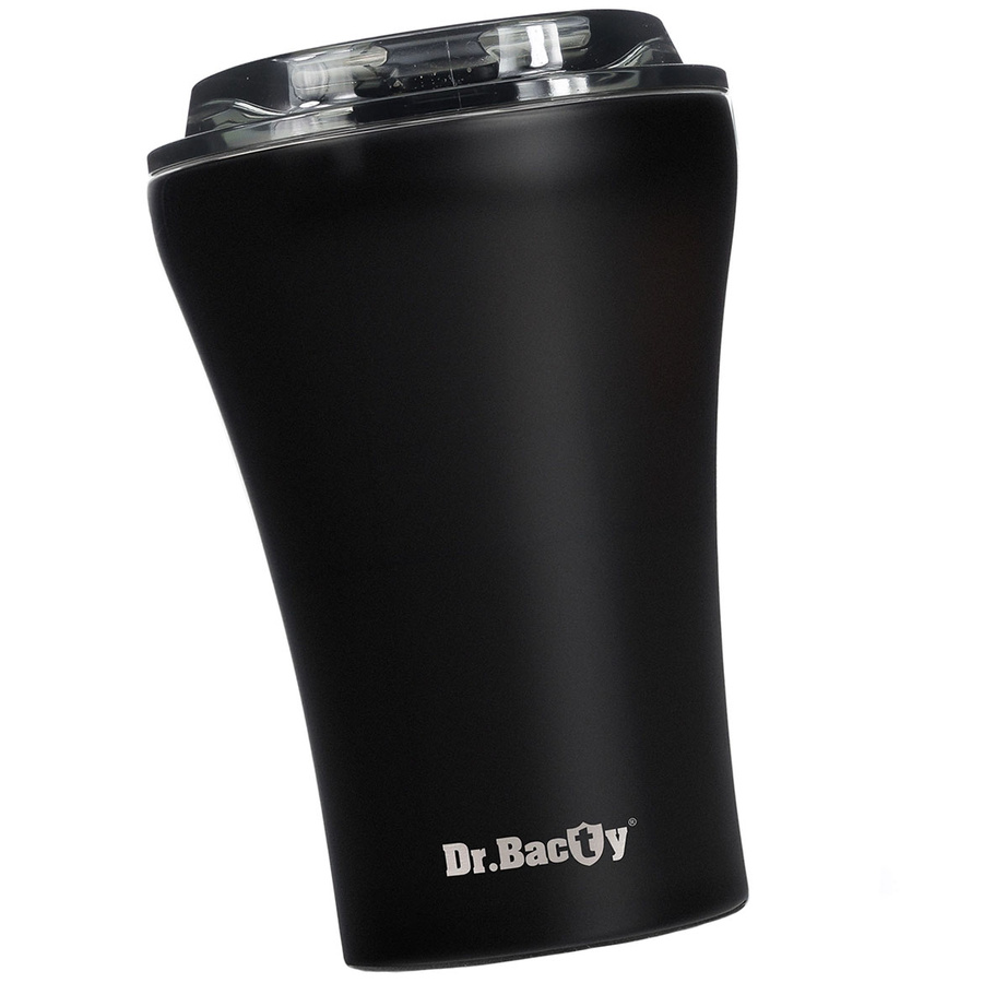 Kubek termiczny do kawy z powłoką ceramiczną Dr.Bacty Apollo 227 ml - czarny