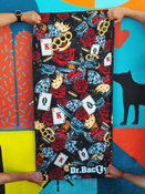 Ręcznik kąpielowy antybakteryjny dwustronny Dr.Bacty - Rewolwer - XL 70x140