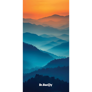 Dr.Bacty 70x140 double-sided quick-dry towel - Mountains