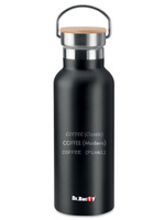 Dr.Bacty Iris 500 ml thermal bottle - black - personalised graeremark