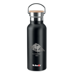 Dr.Bacty Iris stainless steel thermal bottle - black - Mount Everest