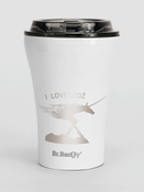 A multiplayer coffee mug of reusable Dr. Bacty Apollo Lodz - White