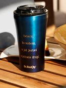 Ceramic-coated thermal Coffee Mug Dr.Bacty Apollo 2.0 360 ml - Monaco Blue