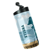 Thermal mug 2-in-1 Dr.Bacty Notus Stegna - white.