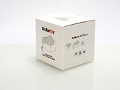 Poduszka podróżna na szyję Dr.Bacty - szara. Gratis zatyczki do uszu i opaska na oczy