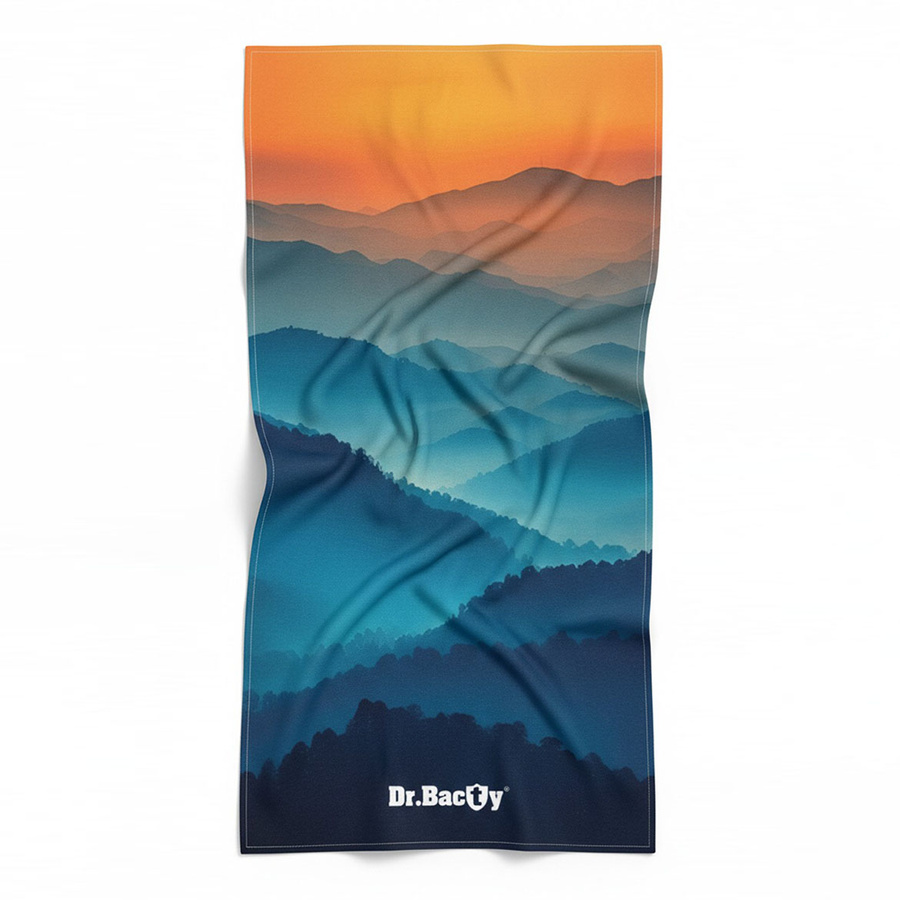 Ręcznik szybkoschnący dwustronny Dr.Bacty L 60x130 – Moutains