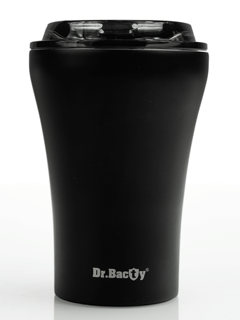 Kubek termiczny do kawy z powłoką ceramiczną Dr.Bacty Apollo 227 ml - czarny - Warszawa