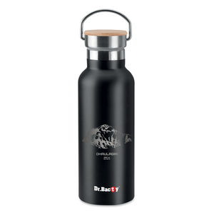 Dr.Bacty Iris stainless steel thermal bottle - black - Daulagiri