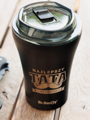 Coffee thermal mug with ceramic coating Dr.Bacty Apollo 227 ml - Best dad - black