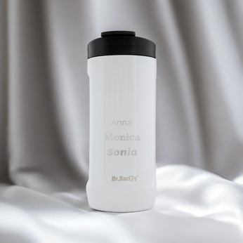 Dr.Bacty Notus 360 ml thermal mug with engraving - white