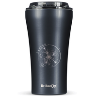 Kubek termiczny na kawę Dr.Bacty Apollo 2.0 - "Rak"  - 360 ml  - Gunmetal