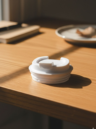 Kubek ekologiczny Dr.Bacty Terra RCS 300 ml – Szczelny, matowy, stal RCS - Arktyczna Biel