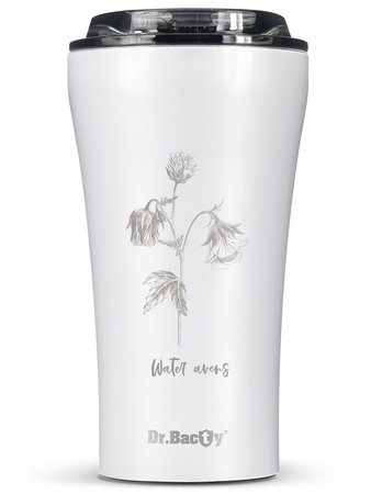 Kubek termiczny na kawę Dr.Bacty Apollo 2.0 360 ml "Dziewanna" - Biały