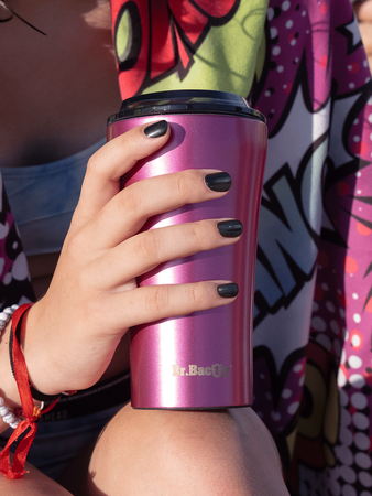 Dr.Bacty Apollo 2.0 thermal coffee mug - 360 ml - Pink - after sales