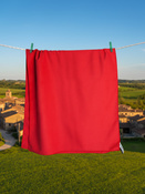 Dr.Bacty XL 70x140 quick-dry sports towel - Red