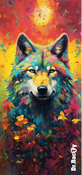 Dr.Bacty 70x140 double-sided quick-dry towel - Wolf