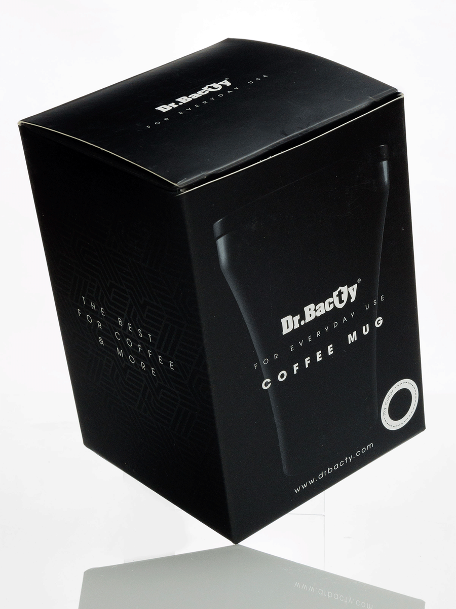 A multiple -use cup of Dr. Bacty Apollo City of Lodz - black