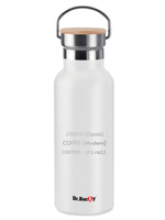Dr.Bacty Iris 500 ml thermal bottle - white - personalised with engraving