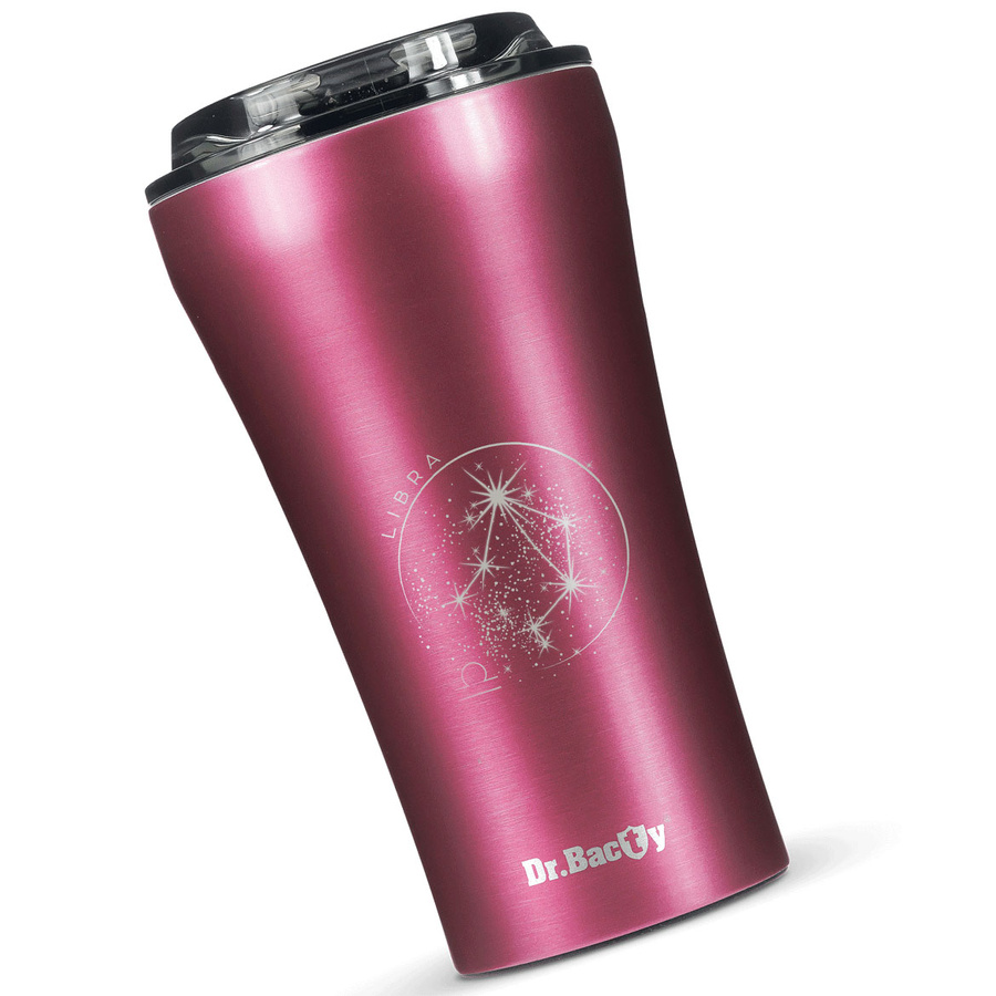 Kubek termiczny na kawę Dr.Bacty Apollo 2.0 360 ml "Waga" - Pink