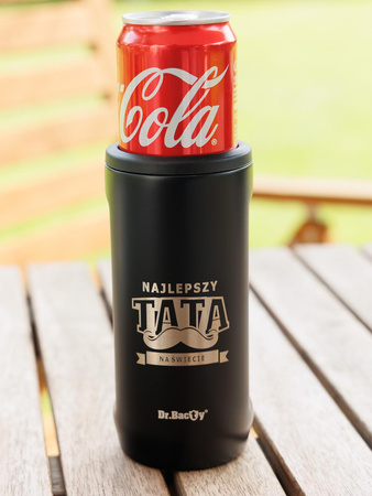 Dr.Bacty Notus 360ml can cooler - Best dad - black