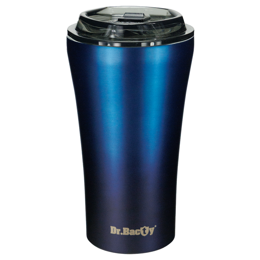 Dr.Bacty Apollo 2.0 - Kubek termiczny na kawę - "Lew" - 360 ml - Monaco Blue