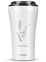 Thermal Coffee Mug Dr.Bacty Apollo 2.0 360 ml "Rdest żyworodny" – White