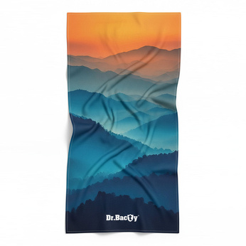 Dr.Bacty 70x140 double-sided quick-dry towel - Mountains