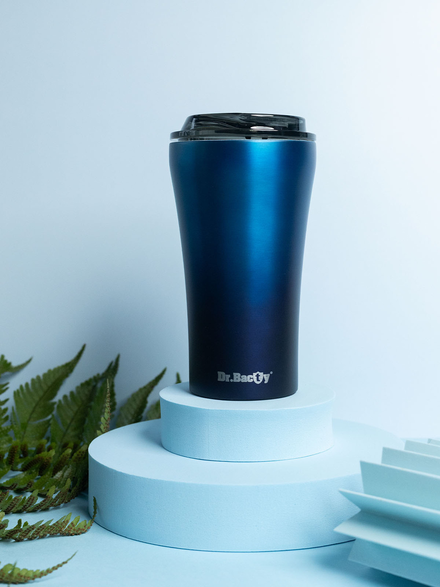 Dr.Bacty Apollo 2.0 thermal coffee mug - 360 ml - Monaco Blue